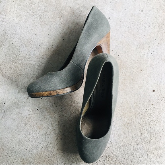 Cute Olive Marco Tozzi Heels - Picture 1 of 6